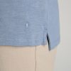Slub Self Collar Tall Polo Shirt in Chambray - Image 2