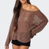 Bri Oversized Boat Neck Sweater - Image 3
