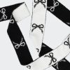 Bow Knit Skinny Scarf - Image 3