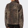 Leopard Print Denim Jacket - Image 5