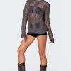 Cable Open Knit Sweater - Image 5
