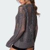 Cable Open Knit Sweater - Image 4