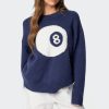 Magic 8 Oversized Chunky Knit Sweater - Image 3