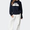 Swan Oversized Knit Sweater - Image 2