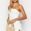 Lauren White Strapless Mini Dress - Image 4